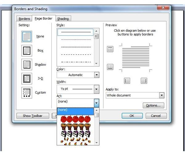 download math borders for word mac