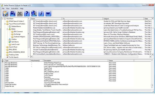 Figure 12: Completed Recovery Main Interface