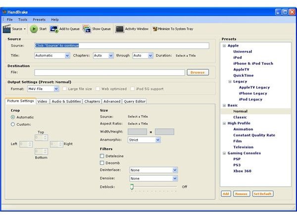 How to Rip a DVD using Handbrake and DVD43