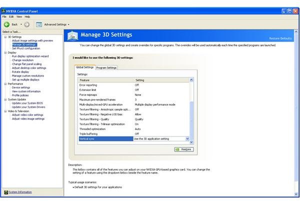 When to Turn VSync and Triple Buffering On or Off?