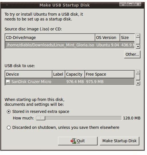 Making a Bootable Flash Drive for Linux Mint