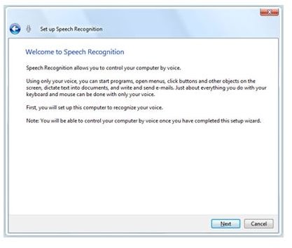 speech recognition screenshot 2