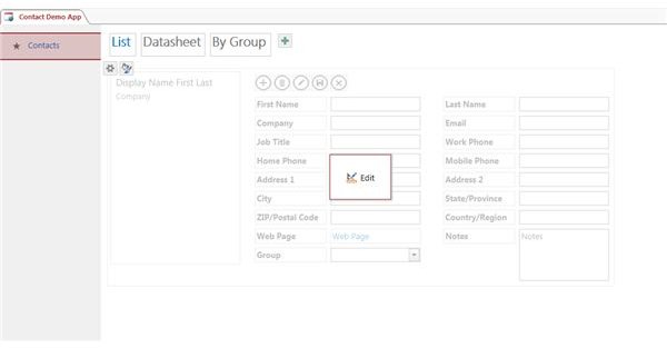 Figure 3 Contact Form