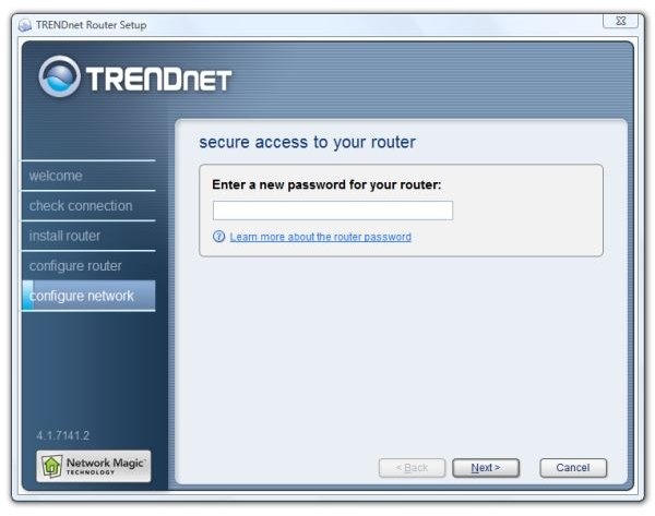 Install Router Router Password