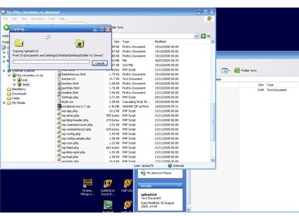 windows xp ftp client download recursively