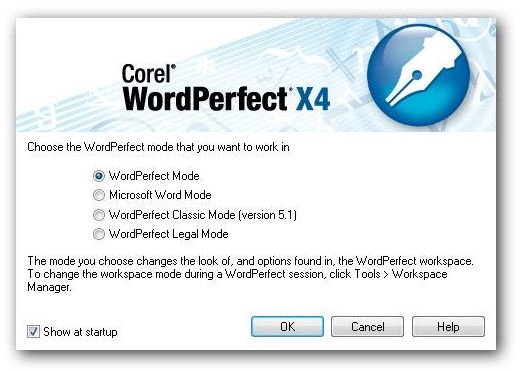 WordPerfect Workspace Manager