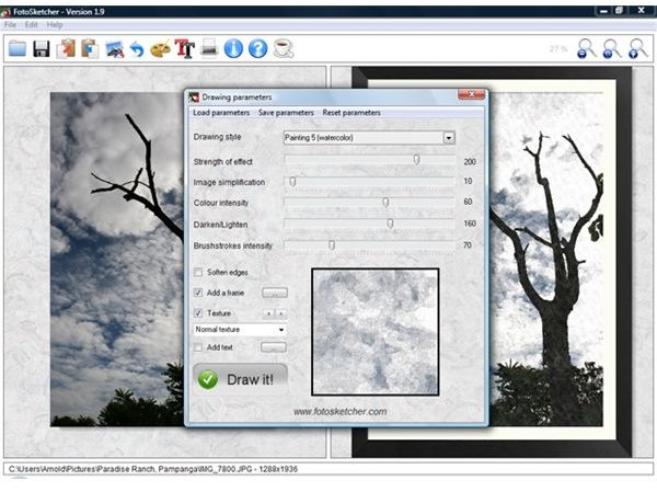 software like photosketcher