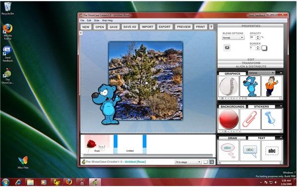 Showcase Creator in Windows 7