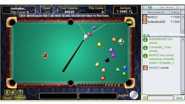 High Stakes Pool one of the best games at pogo.com