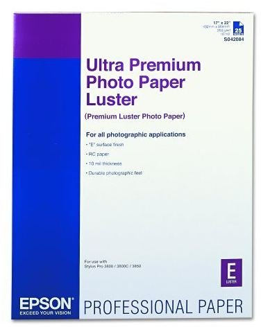 Epson Luster 17 x 22 paper