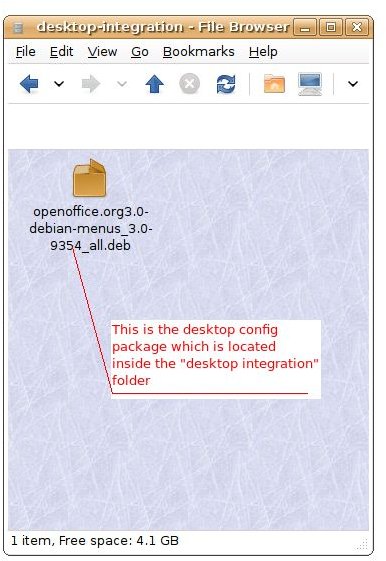 Desktop Integration Install Folder