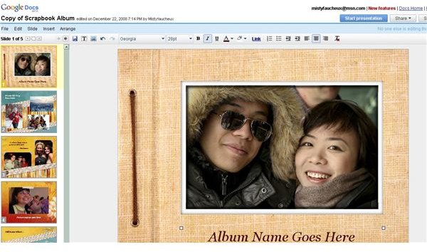 Use Google Docs to Create an Online Scrapbook.