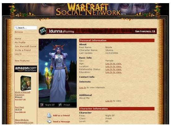 Warcraft Social