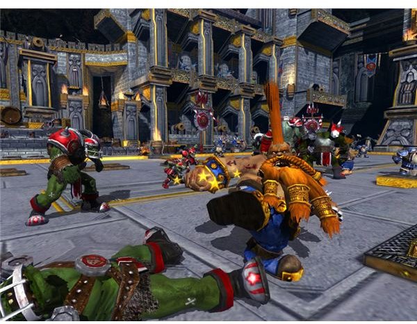 This is about as attractive as Blood Bowl’s graphics can be