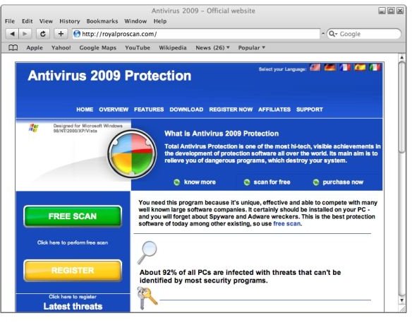 Beware of Fake Antivirus - Beware of Malware Masquerading as Genuine Software