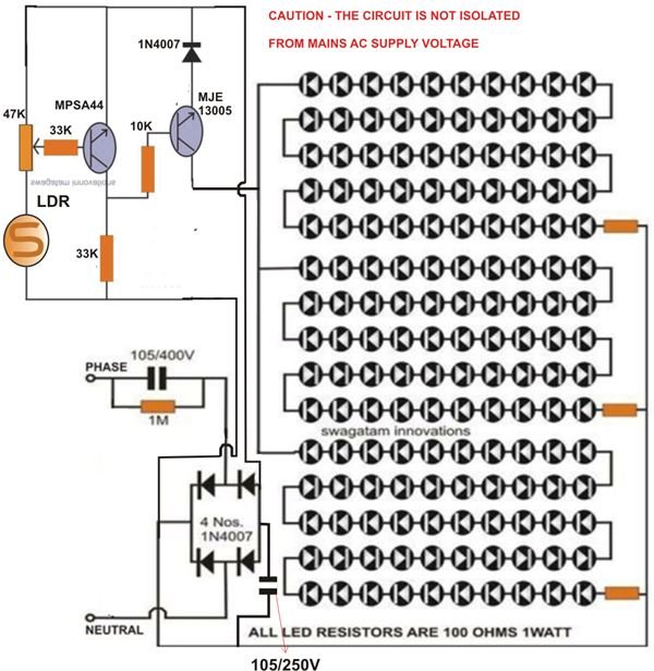 How to Build Automatic Night Light Control or Switch