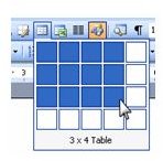 Learn How to Create a Table in Microsoft Word 2003