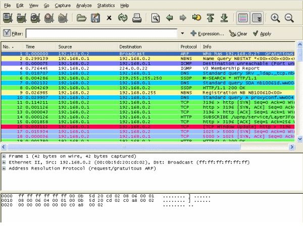 wireshark packet capture feature works better with