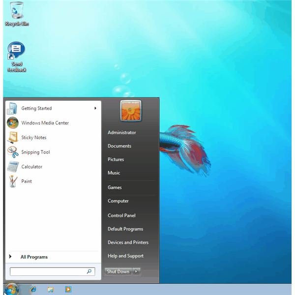Customize Windows 7 Start Menu - What's New in Windows 7 Start Menu?