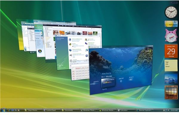 Windows Vista 3D Graphics for Better PC Performance - Speed Up Vista Flip 3D
