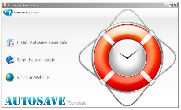 Autosave Essentials Installer Startup