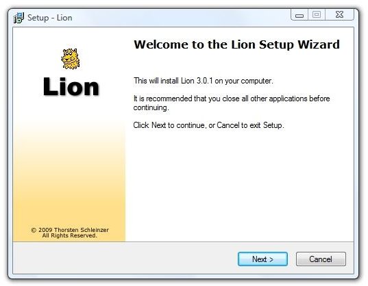 Lion Install 2