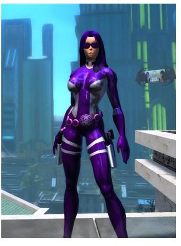 hot chick in Champions Online