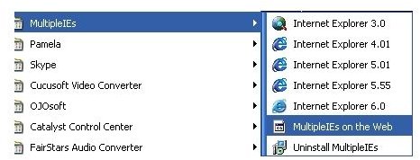Install Previous Versions of Internet Explorer - Check Website Compatibility with Multiple IE