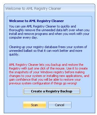 AML Registry Cleaner Backup