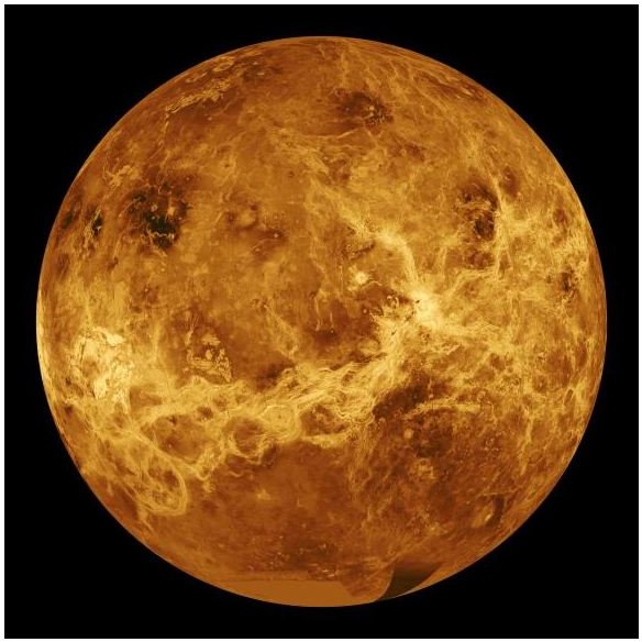 Interesting Facts About Venus, Earth's "Evil Greenhouse Effect" Twin, including the Venusian day and year and high surface temperature