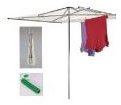 Outdoor parallel clothes dryer