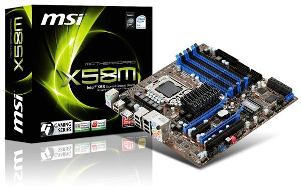 The MSI X58M is a great budget X58 board