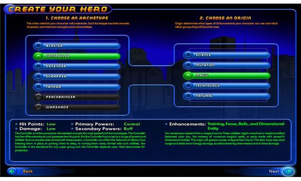 An Introduction to the 'Archetype' for first time City of Heroes and City of Villains players.