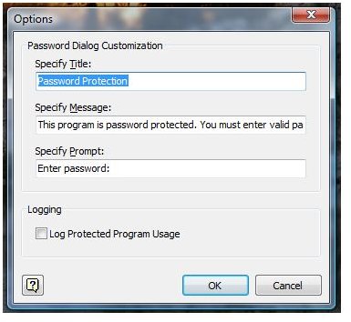 Password Dialog Customization