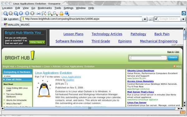 Top Linux Apps - Konqueror Review