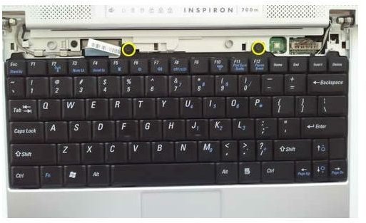 Fig2 - Remove Dell Inspiron Keyboard Repair - Remo
