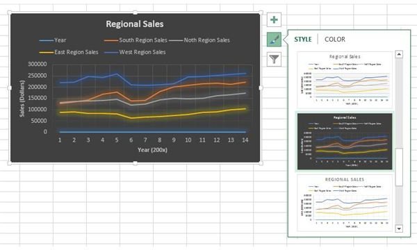 quick analysis button excel 2010