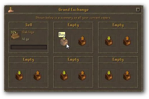 Buying Items on the Grand Exchange