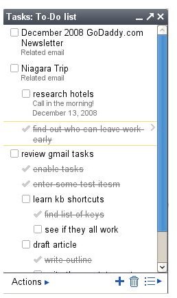 Gmail Tasks