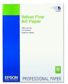 Velvet matte 17 x 22 inch paper