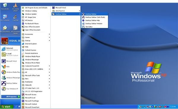 How to Add a Desktop Sidebar in Windows XP