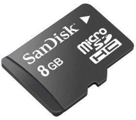 Sandisk 8GB MicroSDHC Memory Card