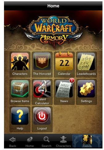 Using the iPhone for World of Warcraft