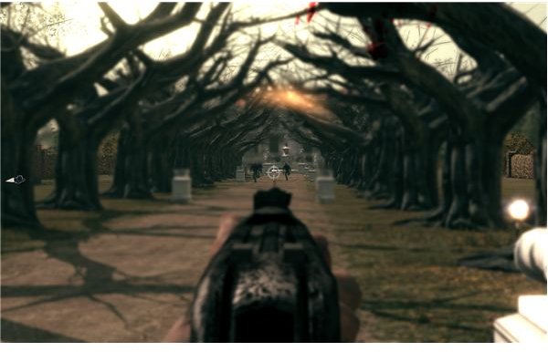 Call of Juarez: Bound in Blood - The Union Soldiers Eventually Run Away from the Shooting Gallery