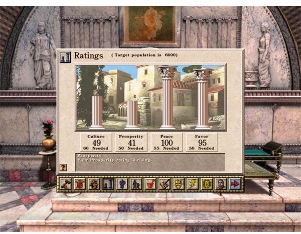 Caesar 3 Strategies - Understanding the Culture Rating of your City in Caesar 3