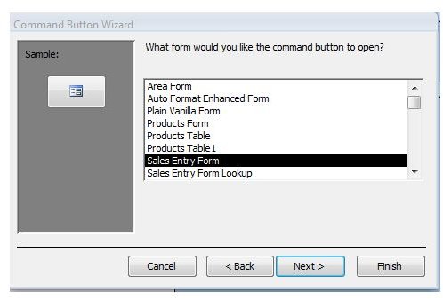 Selecting a form