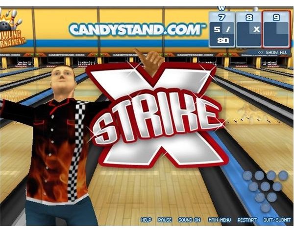 A STRIKE scored in Pro Tour Bowling