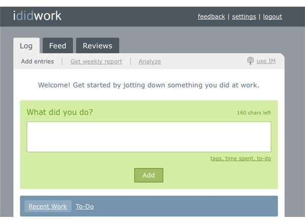IDidWork Home Office Productivity - Online tool