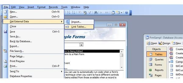 Microsoft Access Tutorial: Linking to a Table from Another Database