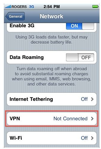 vpn auto connect for iphones